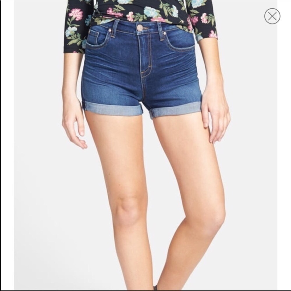 STS BLUE (Nordstrom) High-waist Denim Shorts size 1 New with tags